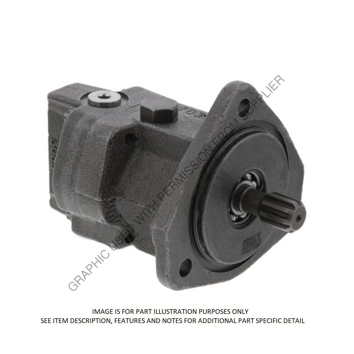 OEM DETROIT SERIES 60 FUEL PUMP DDE R23535540 UPDATED DDEC 4+ SPLINE SHAFT DRIVE STYLE