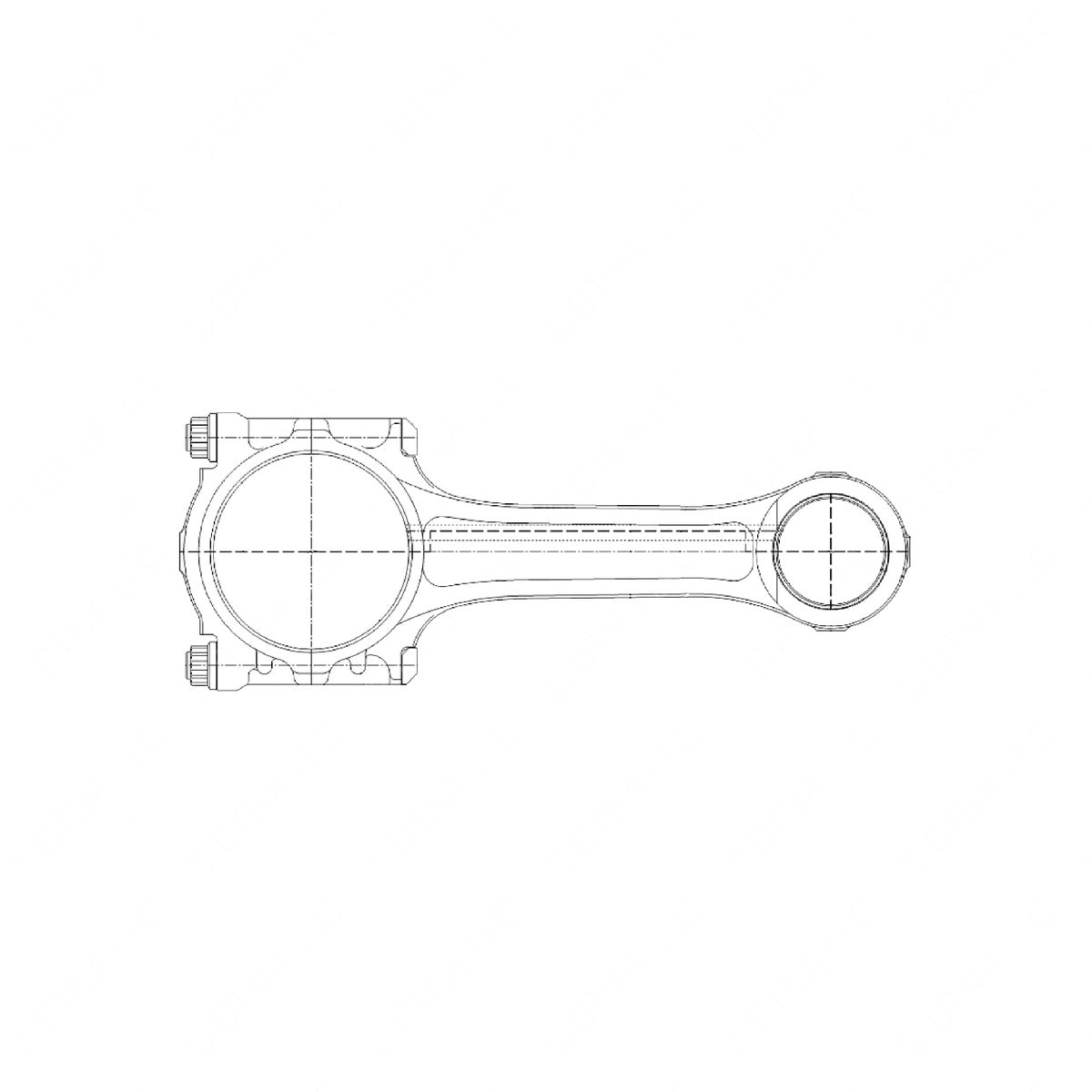 OEM DETROIT SERIES 60 R23526078 FULL FLOATING CONNECTING ROD DDEC 4 BK