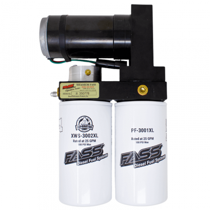 FASS INDUSTRIAL SERIES, DIESEL FUEL SYSTEM, CLASS 8, SEMI, 165GPH, (16-18 PSI), UNIVERSAL (IND165G)