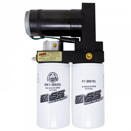 FASS INDUSTRIAL SERIES, DIESEL FUEL SYSTEM, CLASS 8, SEMI, 165GPH, (16-18 PSI), UNIVERSAL (IND165G)
